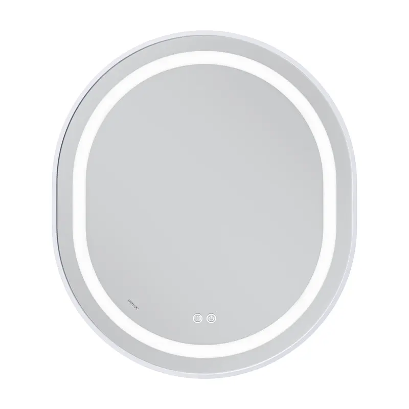 Дзеркало Mixxus Premium Ellipse MV05-80x70-Reverse white MP6645, Білий - фото 4
