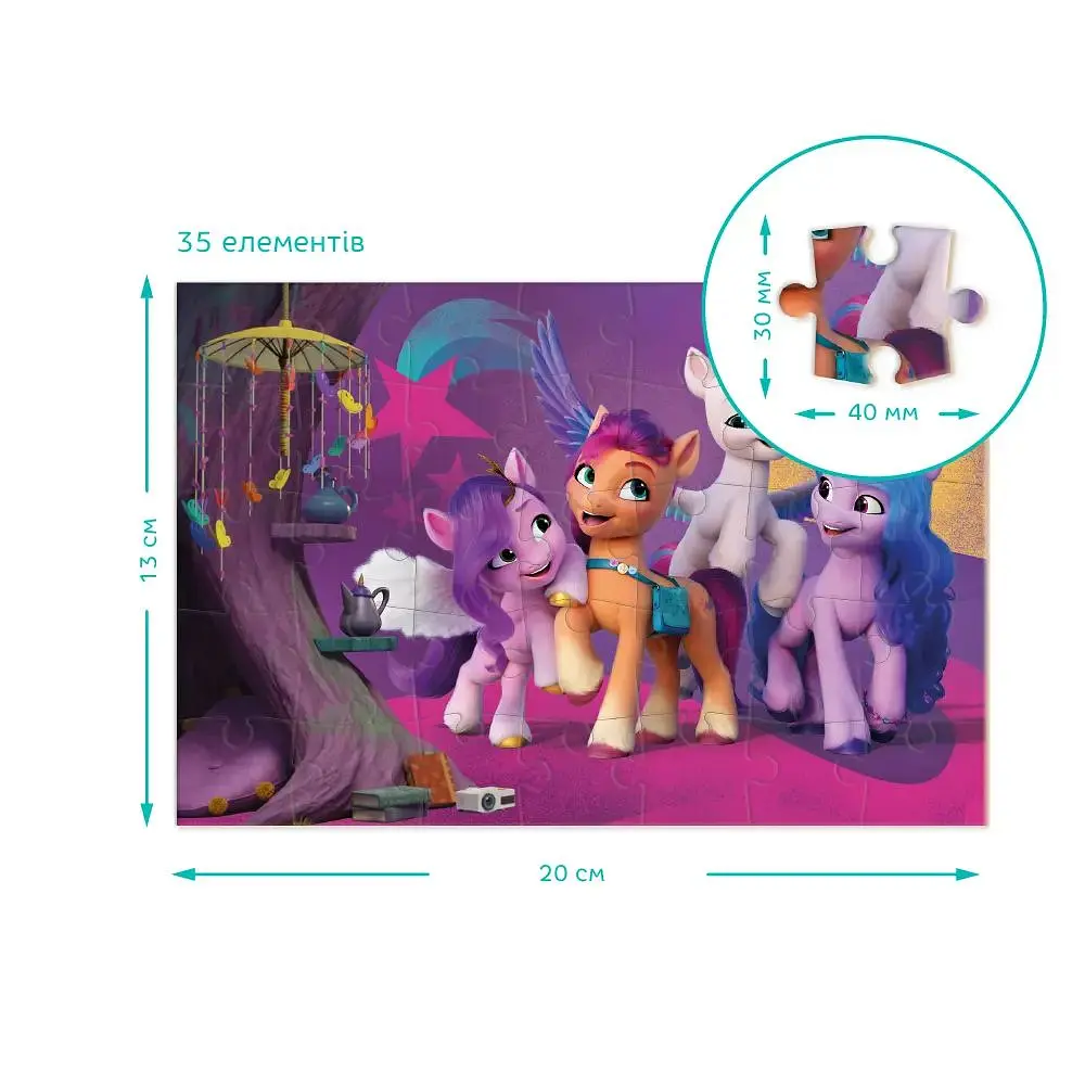 Пазл-міні DoDo My Little Pony, 35 елементів (200381) - фото 4