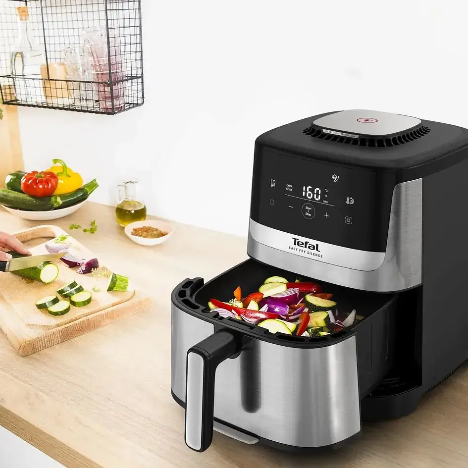 Мультипіч Tefal Easy Fry Silence 1670 Вт сріблясто-чорна (EY552DE0) - фото 8
