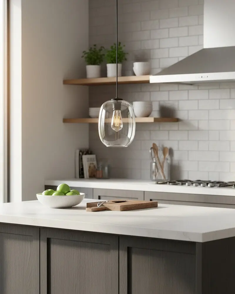 Подвесной светильник, люстра TK Lighting 4339 Elio E27 1x15W IP20 прозрачный - фото 2