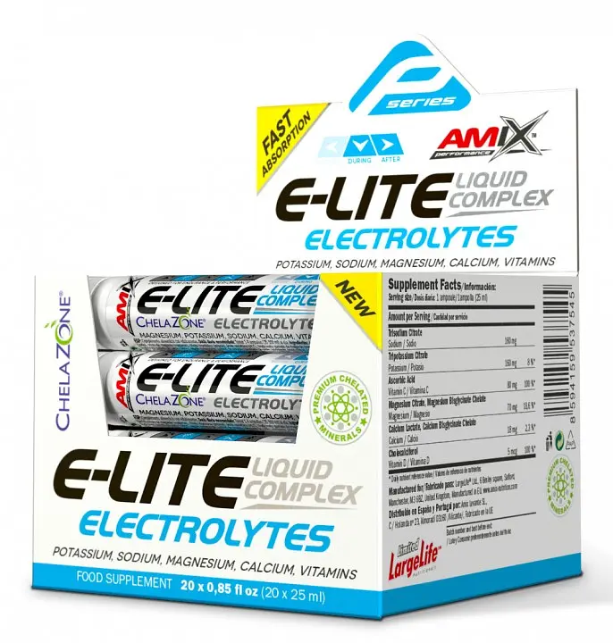 Ізотонік AMIX Performance E-Lite Electrolytes, 20 × 25 мл - Апельсин