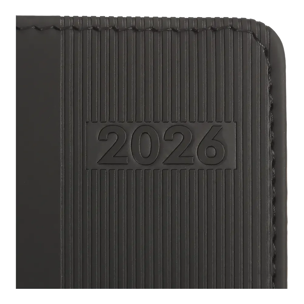 Ежедневник датированный Buromax Barone 2026 A6 искусственная кожа/поролон черный (BM.2578-01) - фото 5