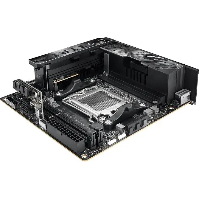 Материнська плата Asus Rog Strix X870-I Gaming WIFI sAM5 X870 2xDDR5 M.2 HDMI WiFi BT mITX - фото 10