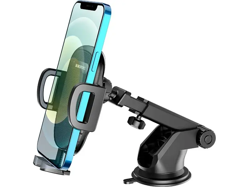 Автомобільний тримач для смартфона Borofone BH53 Windy Black/Grey (6931474751867) - фото 4