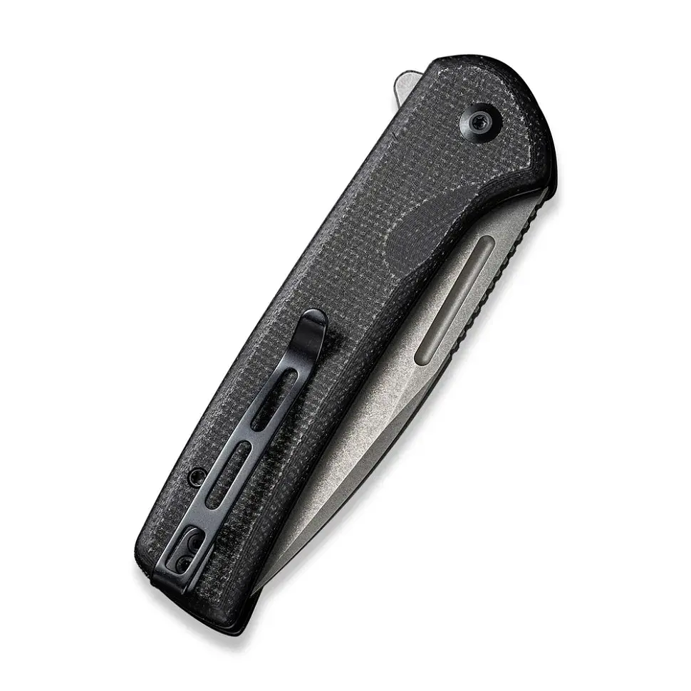 Ніж Civivi Conspirator Stonewash Black Micarta (C21006-1) - фото 5