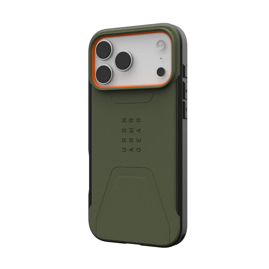 Чохол до мобільного телефона UAG iPhone 17 Pro Max Civilian MagSafe Olive/Orange (114546117297) - фото 3