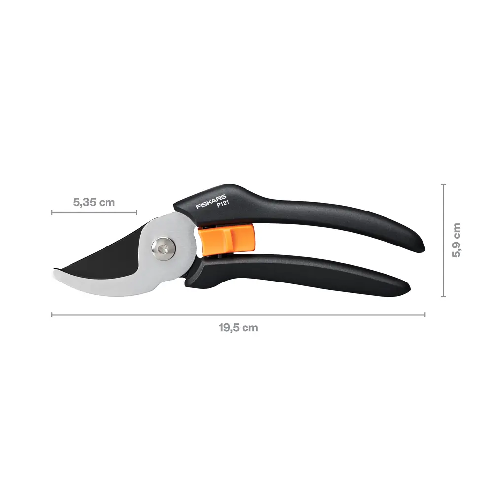 Секатор Fiskars Solid P121 Bypass до 18 мм (1057160) - фото 2