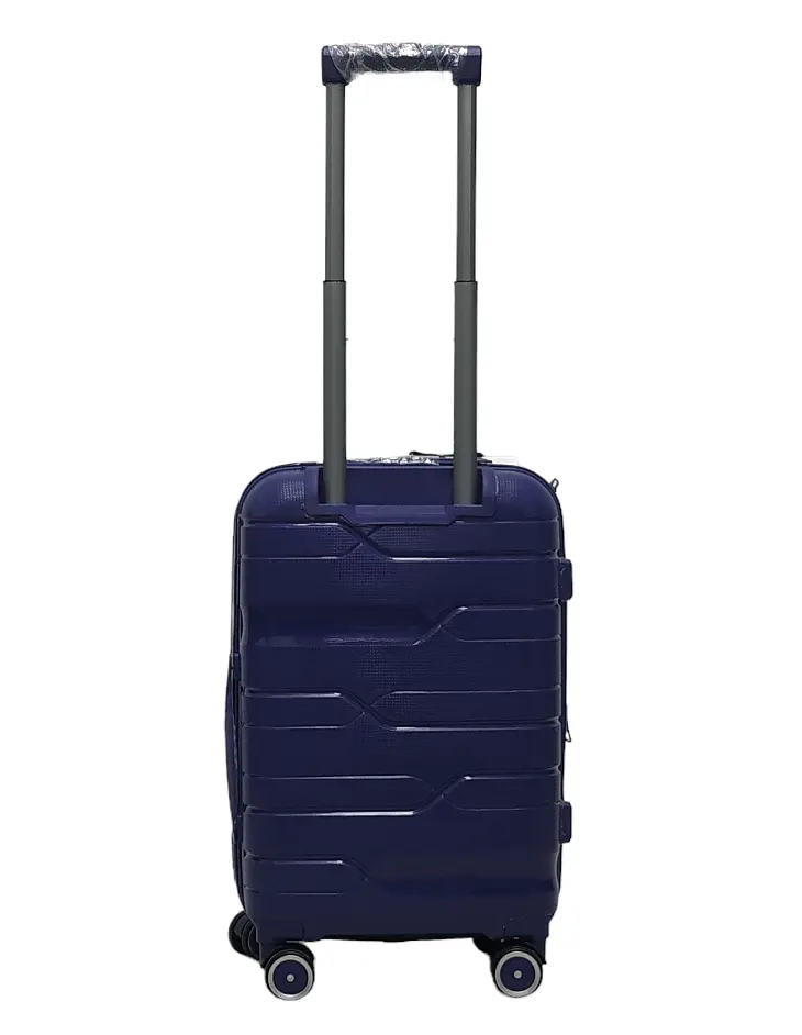 Валіза маленька S поліпропілен Milano bag 0306 56×35×24см 33л Темно-синій - фото 3