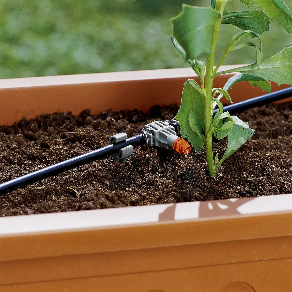 Крапельниця Gardena Micro-Drip-System Quick & Easy внутрішня 2 л/год, 10 шт (08343-29) - фото 2