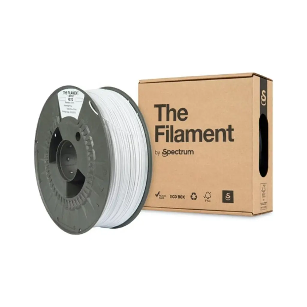 Пластик для 3D-принтера The Filament PETG 1.75 мм SNOW WHITE 1 кг (TF-24016) - фото 3