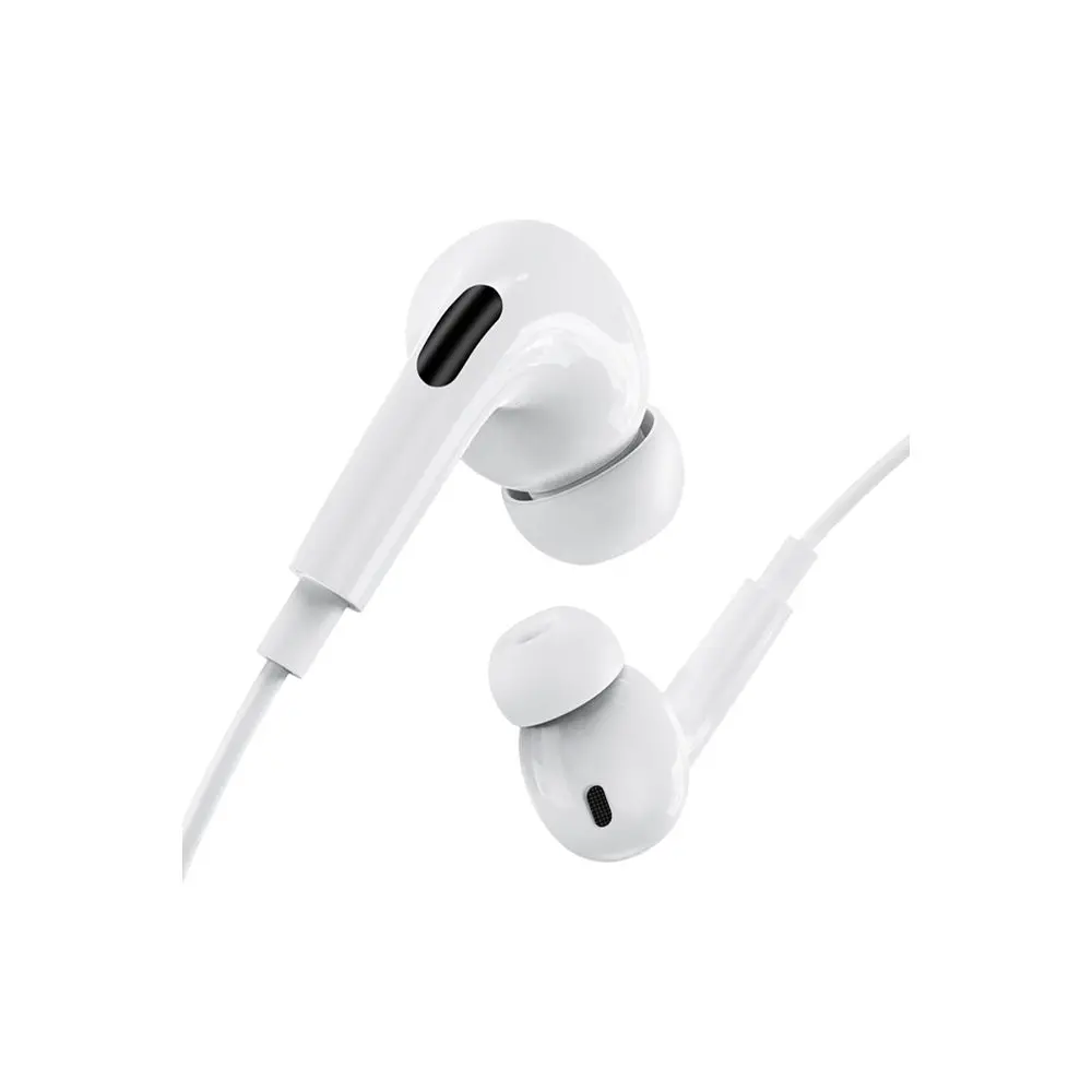 Наушники Hoco M111 Pro, вакуумные, проводные, Lightning, 1.2m, white - фото 3