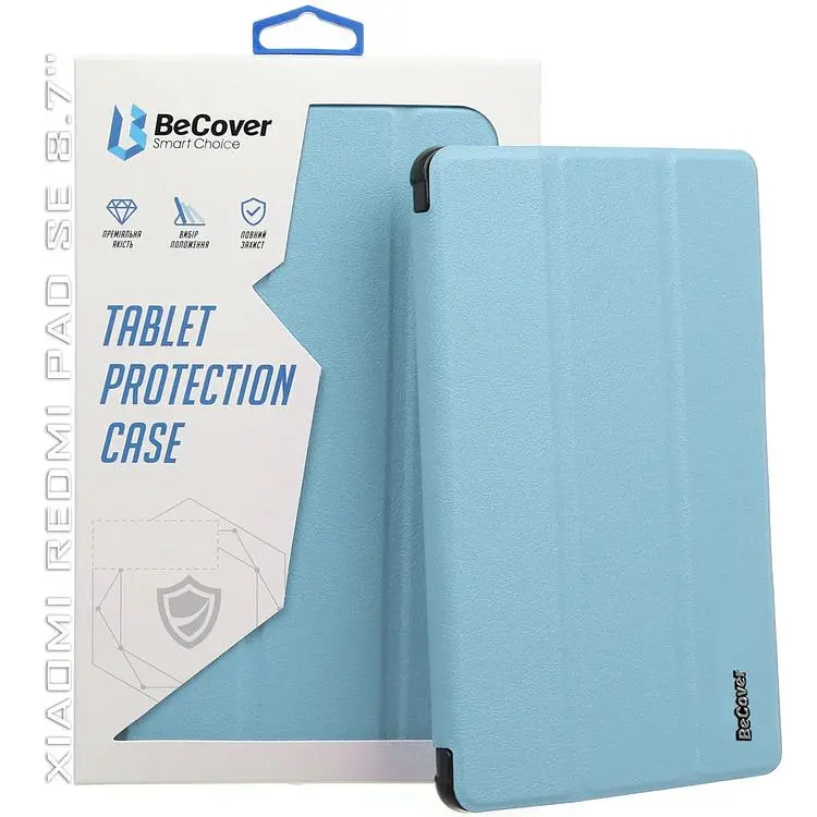 Чехол-книжка BeCover Smart Case для Xiaomi Redmi Pad SE 8.7" Light Blue (711914) - фото 5