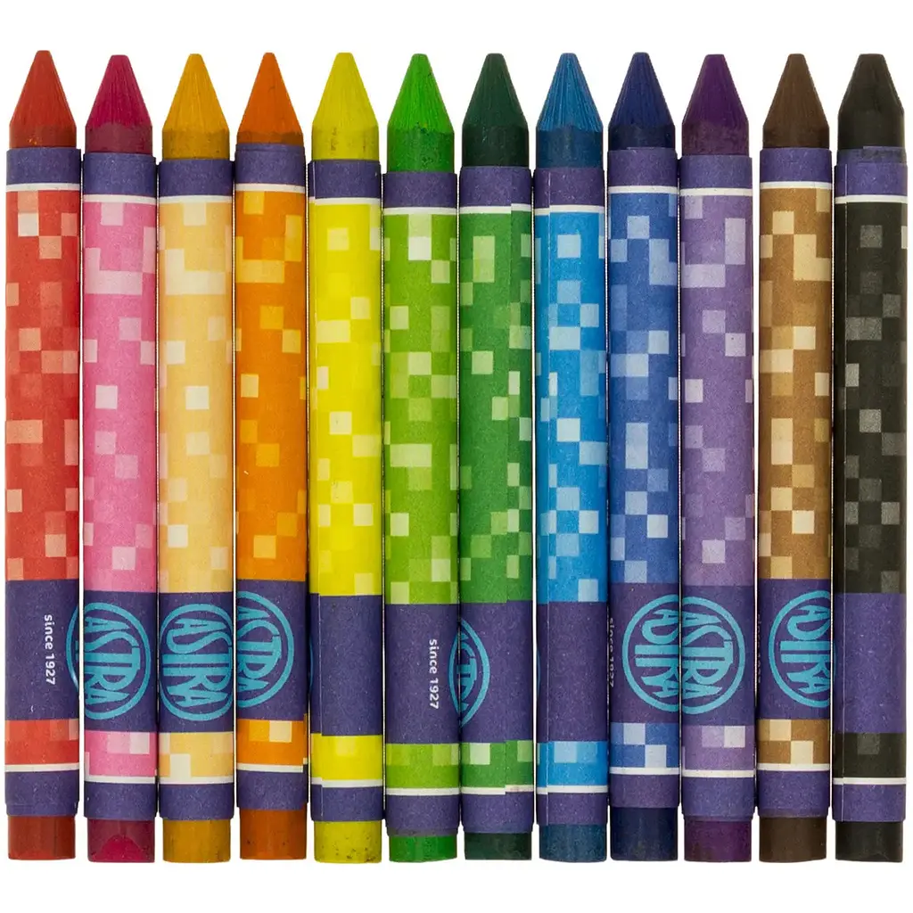 Карандаши цветные Crayons Pixel One 12 цветов 12 шт. (316121007-UA) - фото 2