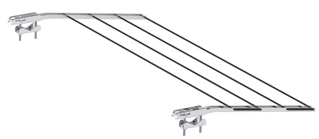 Сушарка для білизни навісна Colombo Balcony with clamps (STZAN2) - фото 2