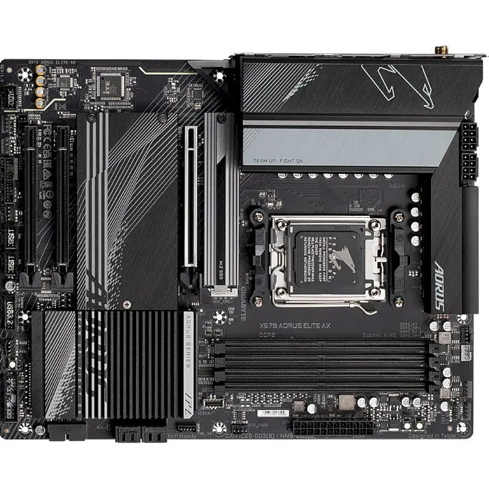 Материнська плата Gigabyte X670 AORUS ELITE AX (X670 AORUS ELITE AX) (Socket AM5, AMD X670, ATX) Б/в - фото 4