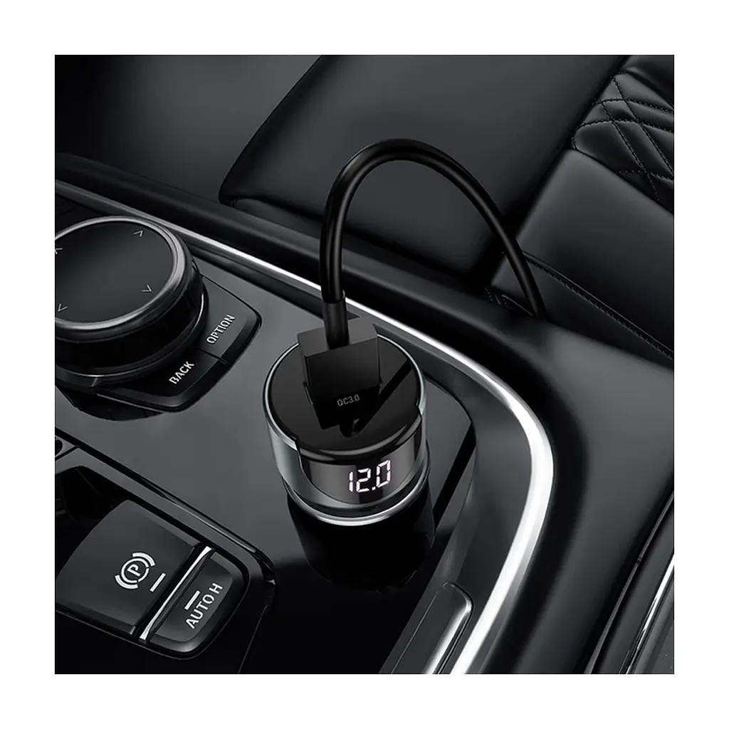 Зарядний пристрій HOCO 1xUSB-C PD20W + 1xUSB QC3.0 car adapter Z42 black (6931474742544) - фото 7
