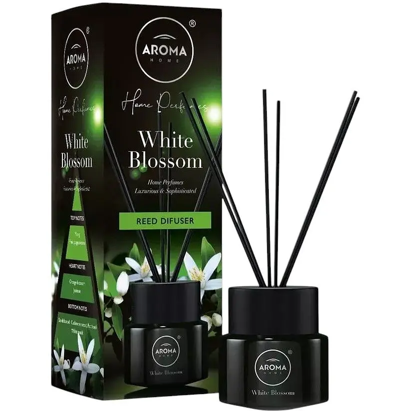 Аромадифузор палички Aroma Home Black Series White Blossom 100 мл