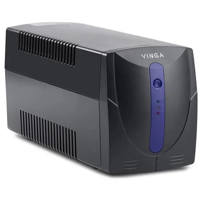 Джерело безперебійного живлення Vinga 600 ВА / 360 Вт / 7 А*ч (VPE-600P) - фото 2