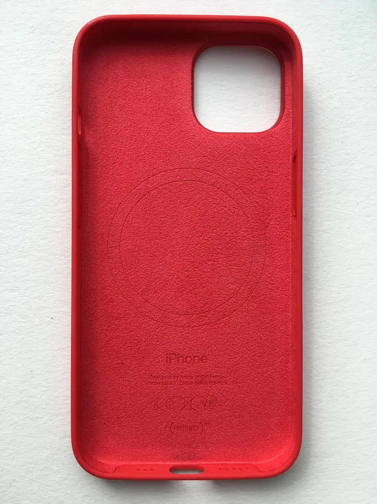 Чохол протиударний силіконовий Silicone Case MPRW3ZE/A MagSafe (Original) для Apple iPhone 14 (6.1") Red - фото 2
