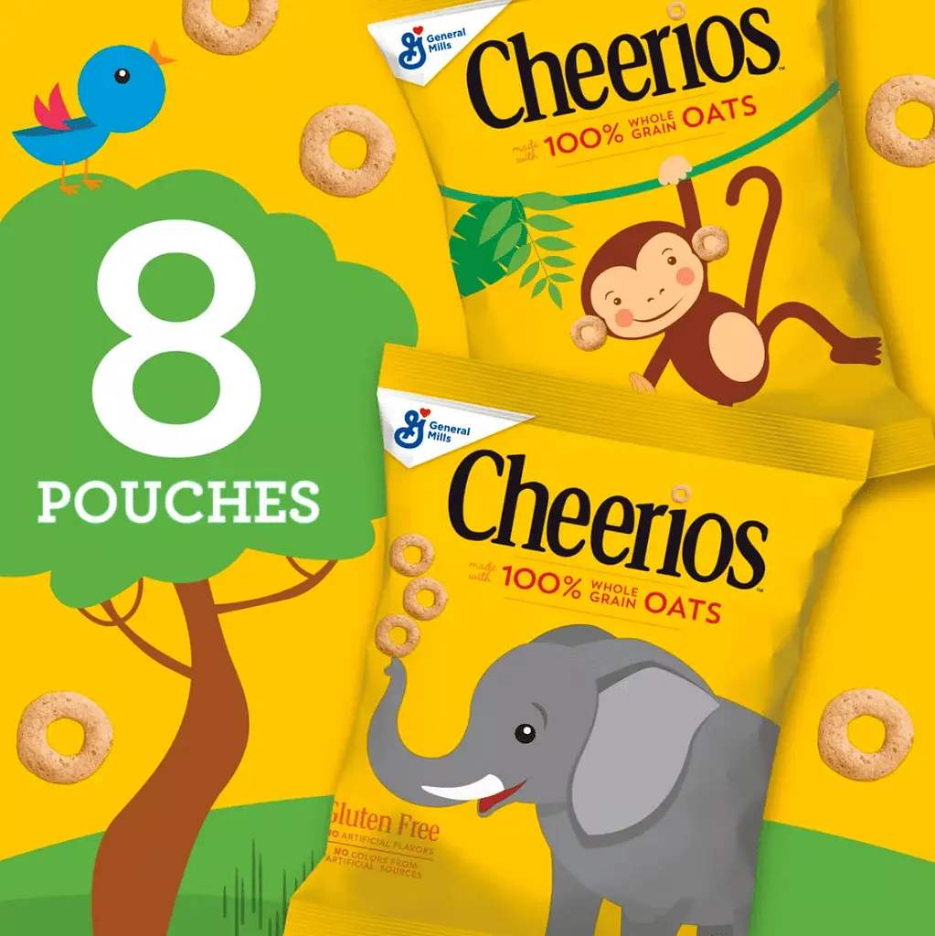 Сухий сніданок General Mills Cheerios Breakfast Cereal Pouches 1шт, 26г - фото 3