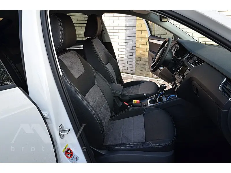 Авточохли модельні MW Brothers для Skoda Octavia A7 c 2013 - фото 8