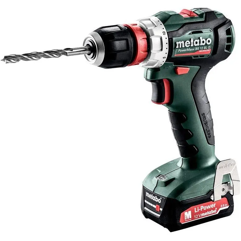 Дрель-шуруповерт Metabo PowerMaxx ВS 12 BL Q [601039500] [119769] - фото 2