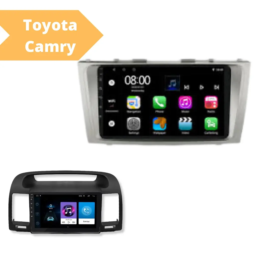 Штатна автомагнітола XPRO Toyota Camry V40 2008-2011 (9") Android 10.1 (4/32) (КОРОБКА 2) чорний (MER-14128_5615) - фото 2