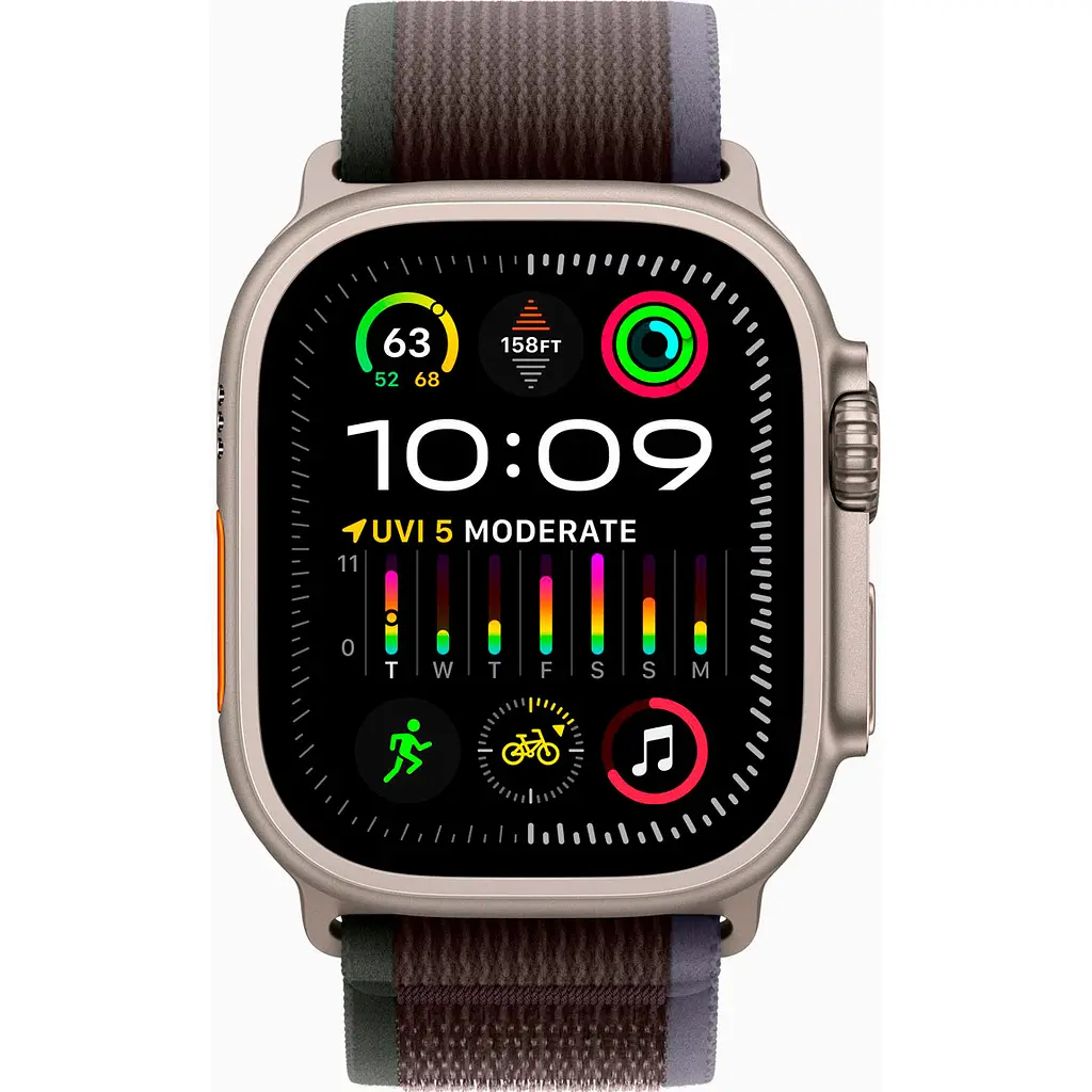 Смарт-годинник Apple Watch Ultra 2 Titanium Case with Blue/Black Trail Loop M/L [MRF63] [92632] - фото 2