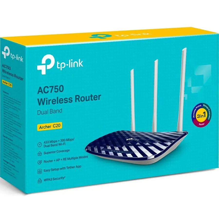 Бездротовий маршрутизатор (роутер) TP-Link Archer C20 [64978] - фото 5