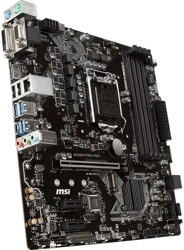 Материнська плата MSI B360M PRO-VDH LGA 1151v2 (B360M PRO-VDH) Б/В - фото 2