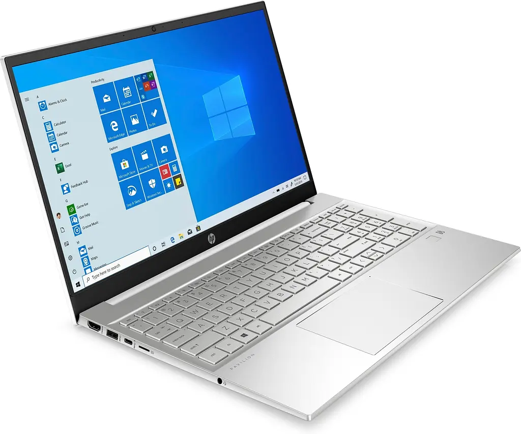 Ноутбук HP Pavilion 15-eh1052ua 15.6' FHD IPS AG, AMD R5 5500U, 12GB, F512GB, UMA, DOS, білий (422K8EA) - фото 2