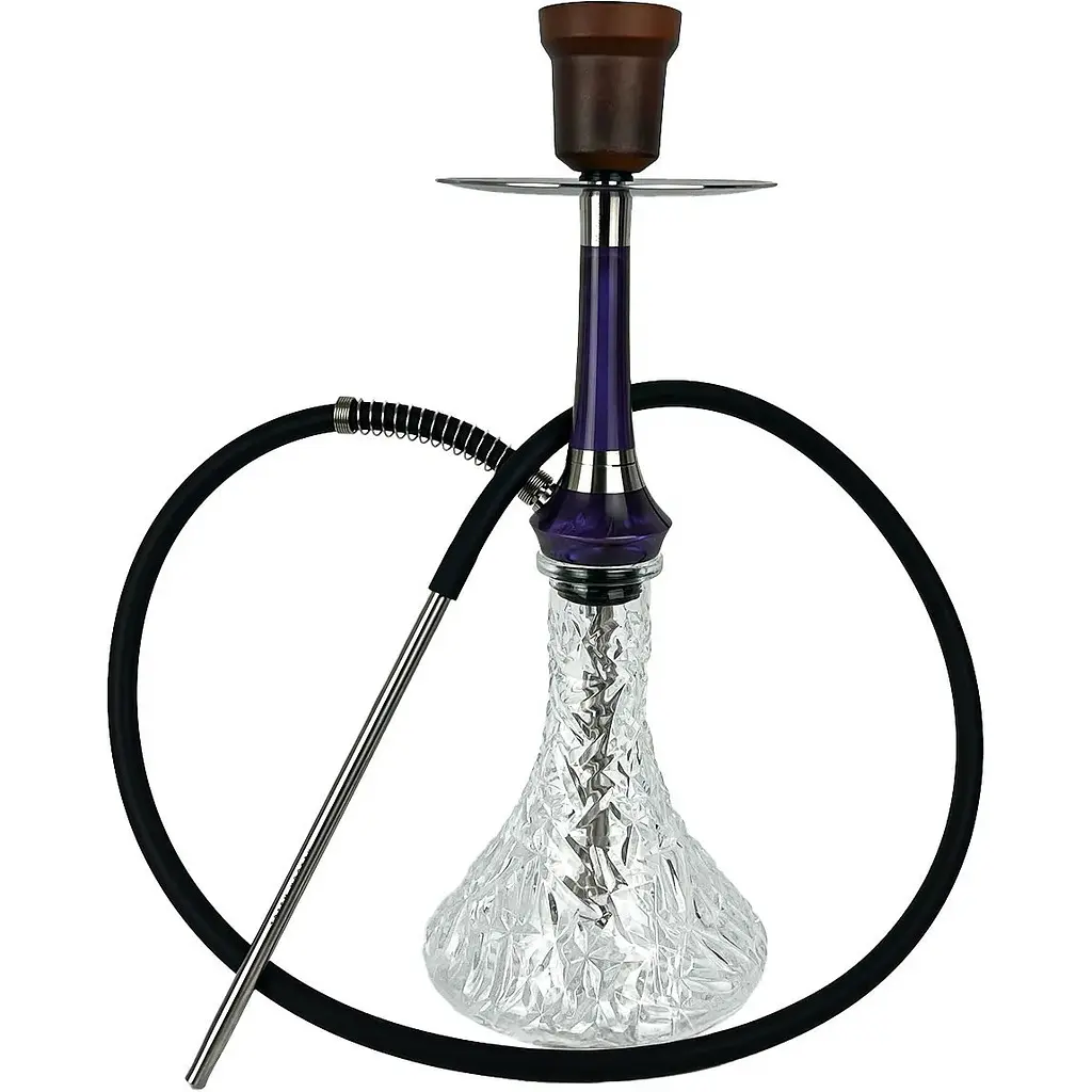 Кальян Totem Hookah Monolit Optima Violet Space Craft Crystal Clear - фото 2