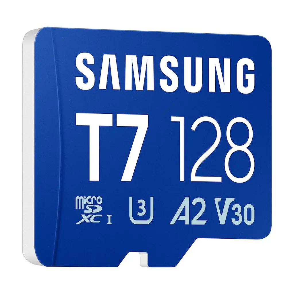 Карта пам'яті Samsung 128GB microSDXC class 10 UHS-I U3 V30 A2 T7 (MB-MB128T/WW) - фото 2