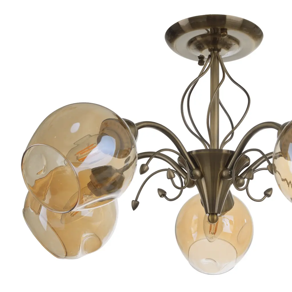 Люстра Brille в спальню E27 60W G (LK-653S/5) - фото 7