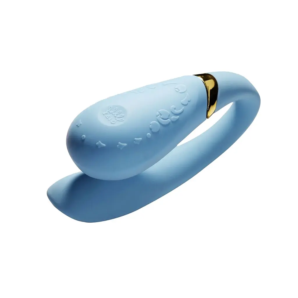 Смартвібратор для пар Zalo - Fanfan Royal Blue