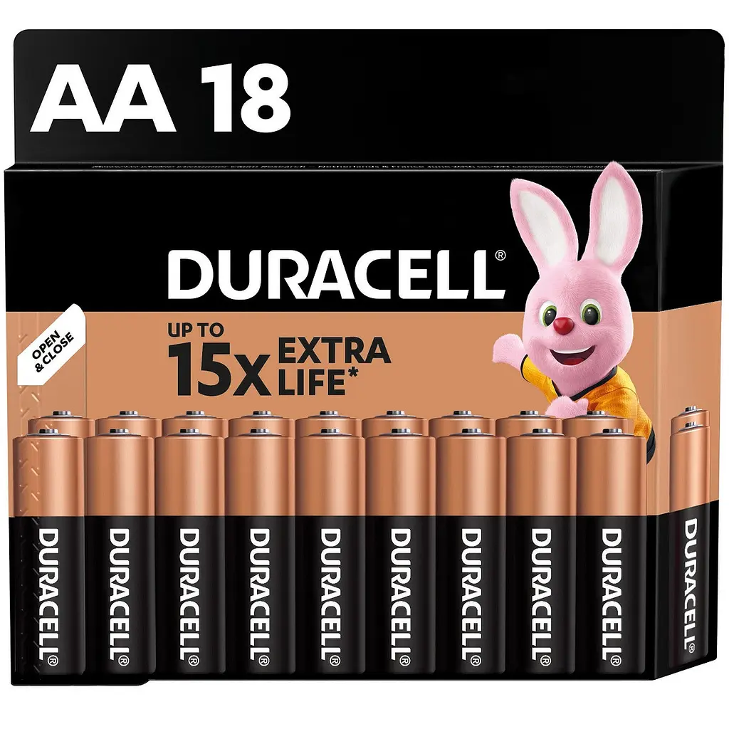 Лужні батарейки Duracell AA, 18 шт. (6409645) - фото 7