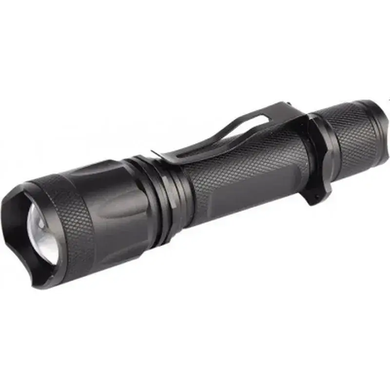 Ліхтар Quantum Techno 10W LED з USB + Li-ion 18650/1500mAh, блістер (QM-FL1010-18650/1500-PB)