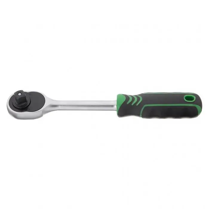Набор трещотка и шестигранные головки 8-19 мм, 1/2" 10 штук INTERTOOL ET-6013 - фото 5