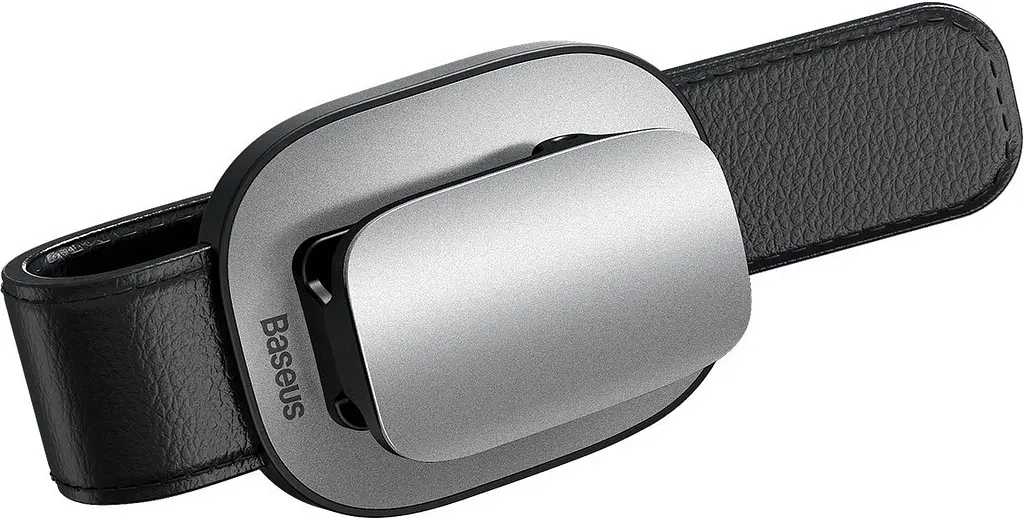 Автотримач для окулярів Baseus Platinum Vehicle Eyewear Clip Clamping Type Silver (ACYJN-B0S) - фото 3