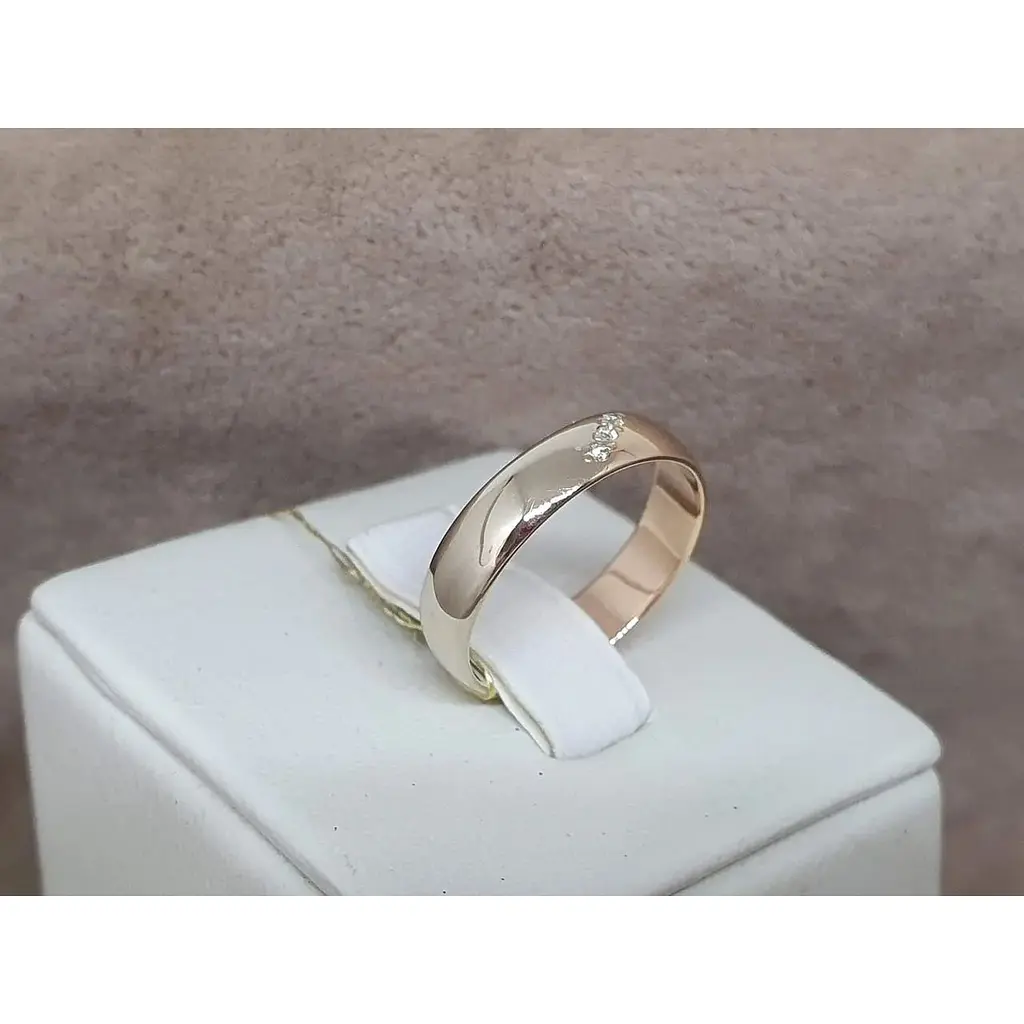 Золота обручка Всесвіт з діамантами. 19210499 16 - фото 3