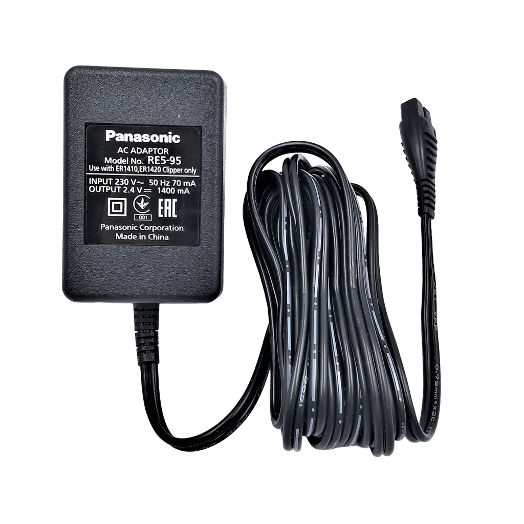 Мережевий адаптер до машинки для стрижки Panasonic WER1410K7661 (RE5-95) - фото 2