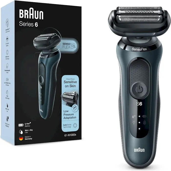 Електробритва Braun Series 6 61-N1000s black/black (6826907) - фото 2