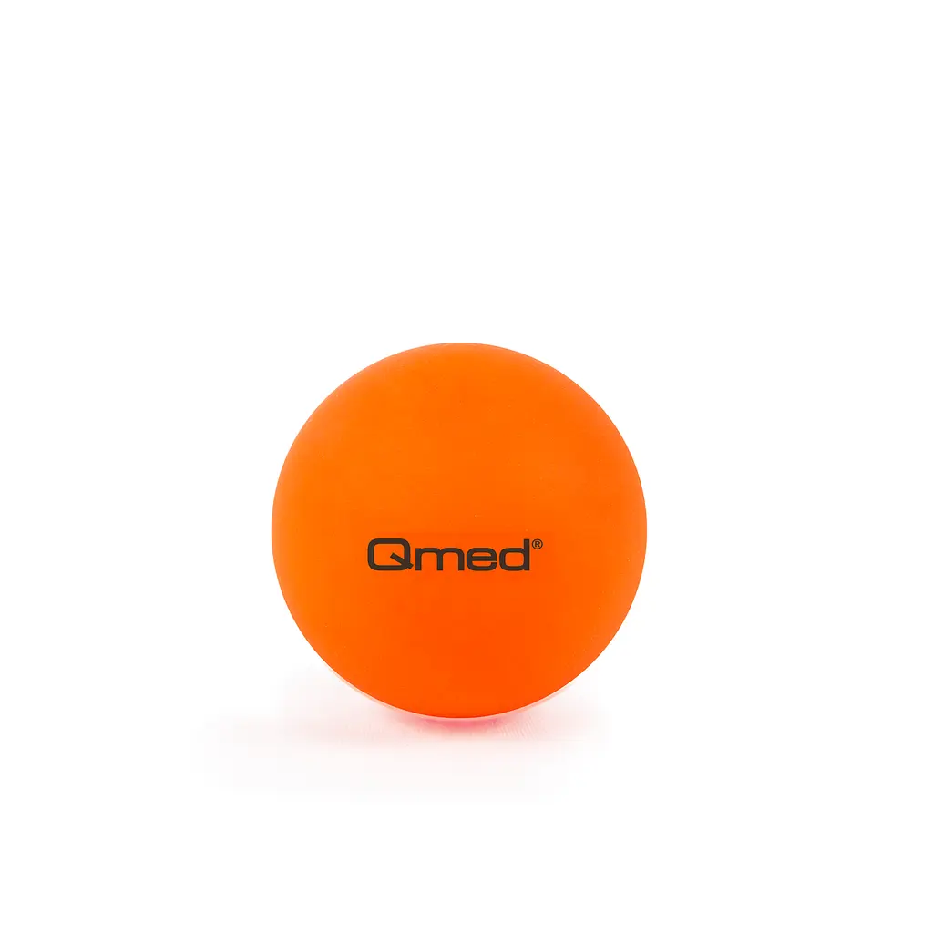 Масажний м'яч Lacrosse Ball, помаранчевий Ø 6 см Qmed fit0025167