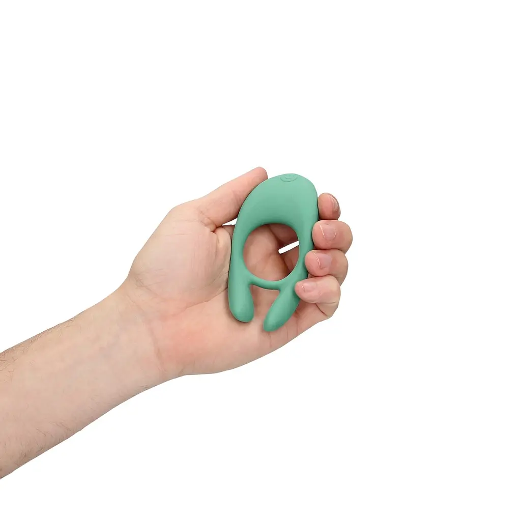 Кільце ерекційне Loveline Pointed Cock Ring 10.7 см (зелений) - фото 13