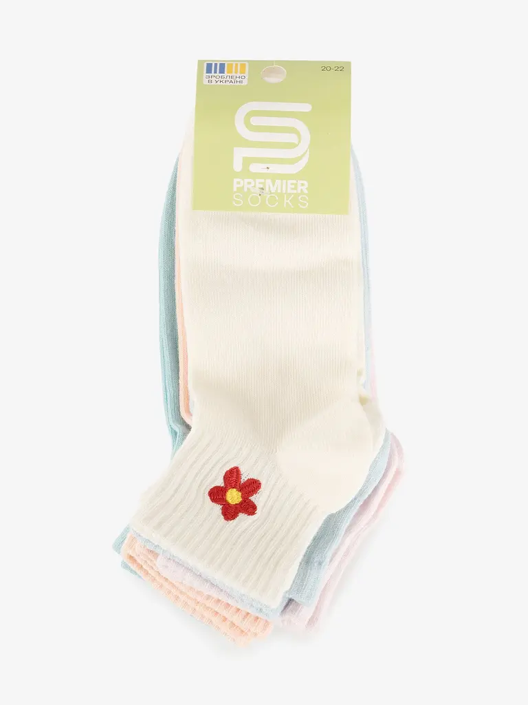 Набір шкарпеток середні 5 пар для дівчинки PremierSocks 16Д-2ВРV 20-22 Різнокольоровий (4820203397150) - фото 8