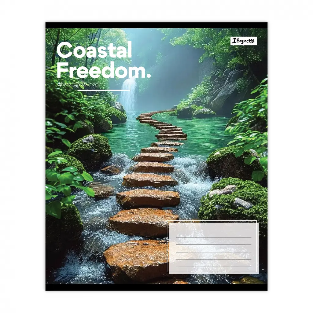 Упаковка зошитів 1 Вересня учнівський Coastal freedom А5 / 48 кл. 10 шт. (769114) - фото 6