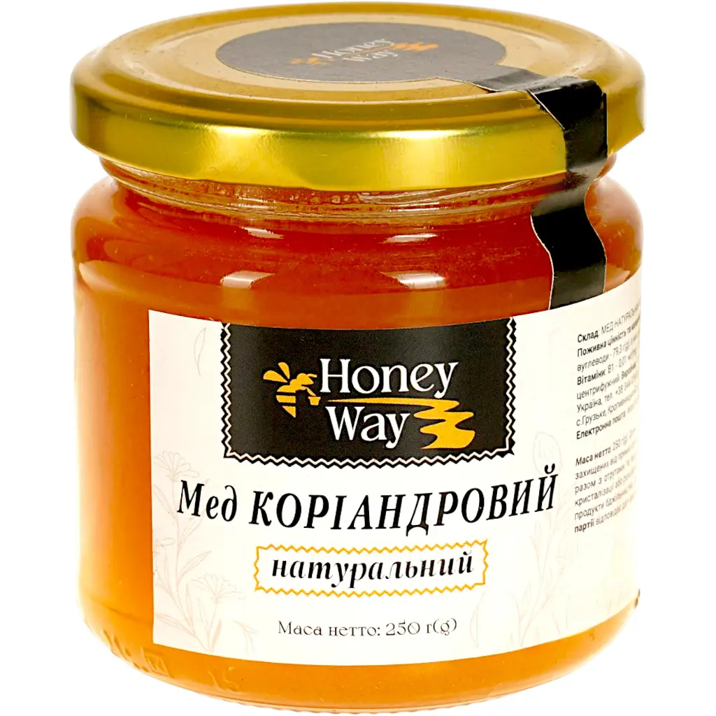 Мед коріандровий Honey Way 250 г - фото 2