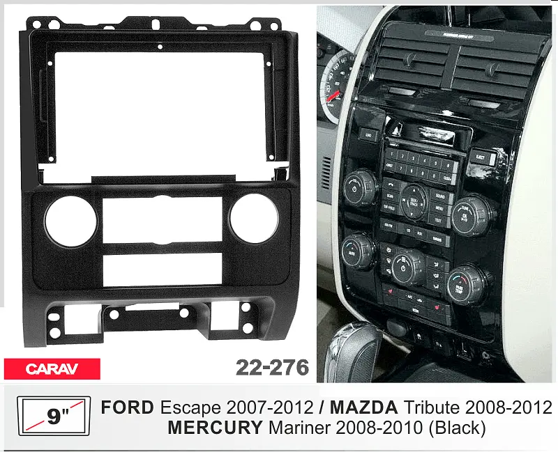 Переходная рамка Ford Escape, Mazda Tribute Carav 22-276 - фото 4