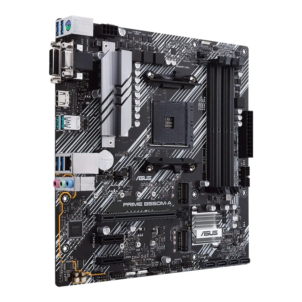 Материнская плата PRIME B550M-A sAM4 B550 4xDDR4 M.2 HDMI DVI D-Sub mATX Asus teh0019037 - фото 5