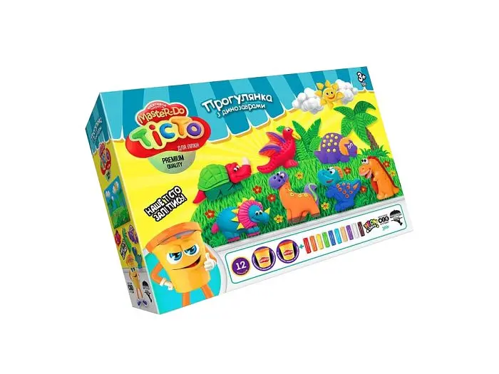 Тісто для лiплення Master Do, Danko Toys, 12 кольорів, в асортименті - фото 5